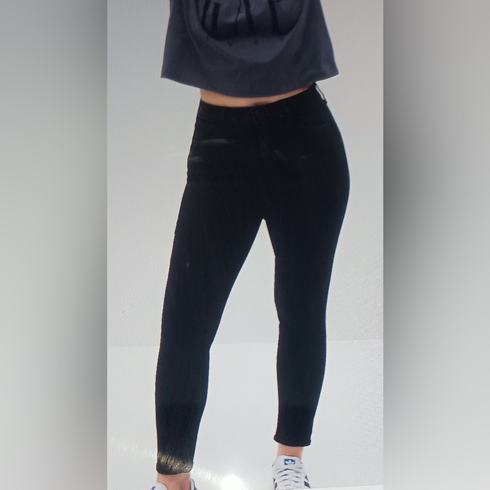 Gap high rise universal jeggins - size 29 - 8 petite Black wash